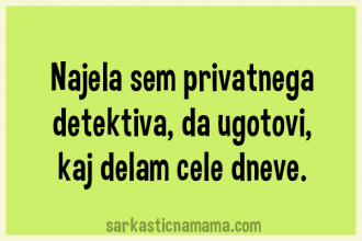 Najela sem privatnega detektiva