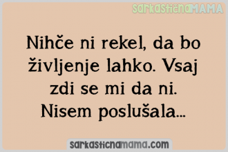 Nihče ni rekel